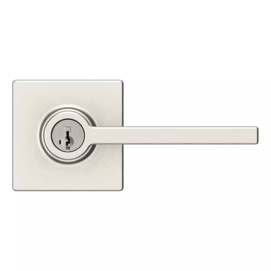 Weiser Casey Entry Lever Featuring SmartKey In Satin Nickel 3 Weiser Casey Entry Lever Featuring SmartKey In Satin Nickel