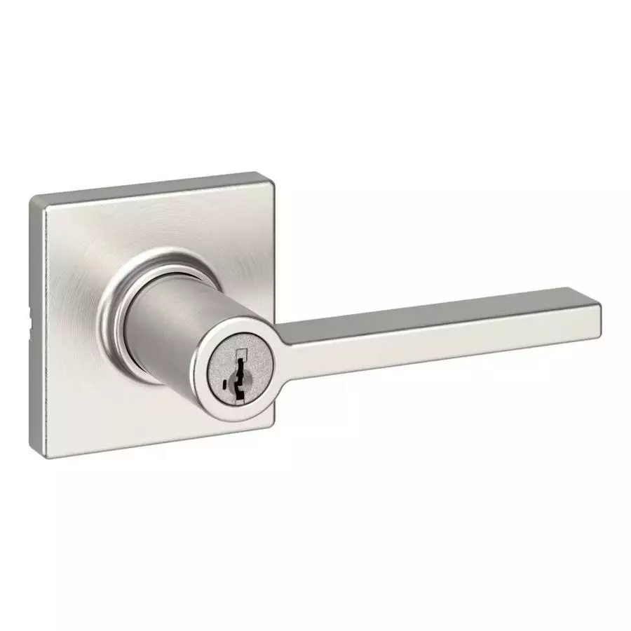Weiser Casey Entry Lever Featuring SmartKey In Satin Nickel 5 Weiser Casey Entry Lever Featuring SmartKey In Satin Nickel - Image 3