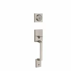 Weiser Amador Single Cylinder Handleset With Tristan Lever Featuring SmartKey Security In Satin Nickel 7 Weiser Amador Single Cylinder Handleset With Tristan Lever Featuring SmartKey Security In Satin Nickel -Weiser Shop 2220246 15608676 001