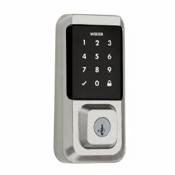 Weiser Halo Touchscreen Wi-Fi Smart Lock In Satin Nickel