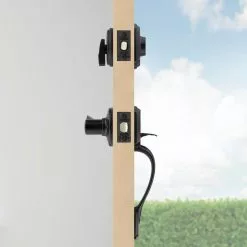 Weiser Brentwood Single Cylinder Handleset With Belmont Lever Featuring SmartKey In Iron Black -Weiser Shop 2220263 15610939