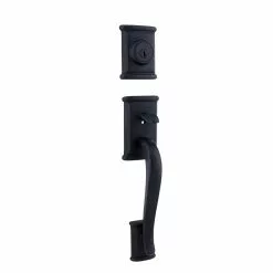 Weiser Ashfield SmartKey Keyed Entry Handleset (Iron Black)