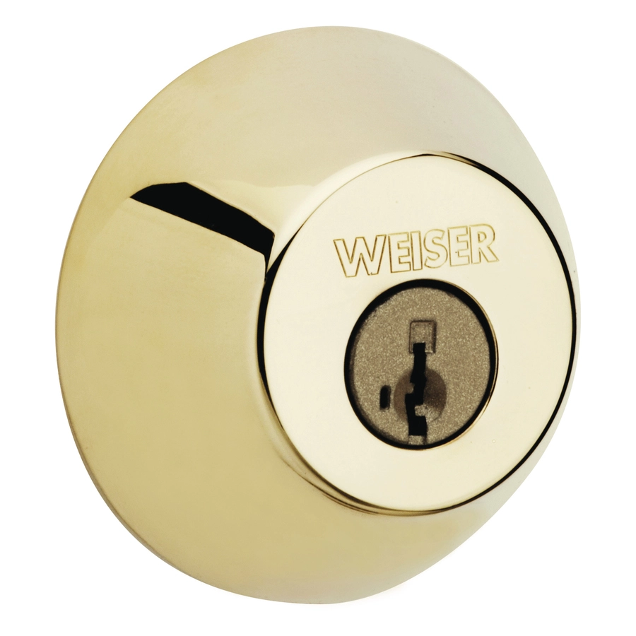Weiser Welcome Home GD9471 SmartKey Deadbolt (Polished Brass) 3 Weiser Welcome Home GD9471 SmartKey Deadbolt (Polished Brass)