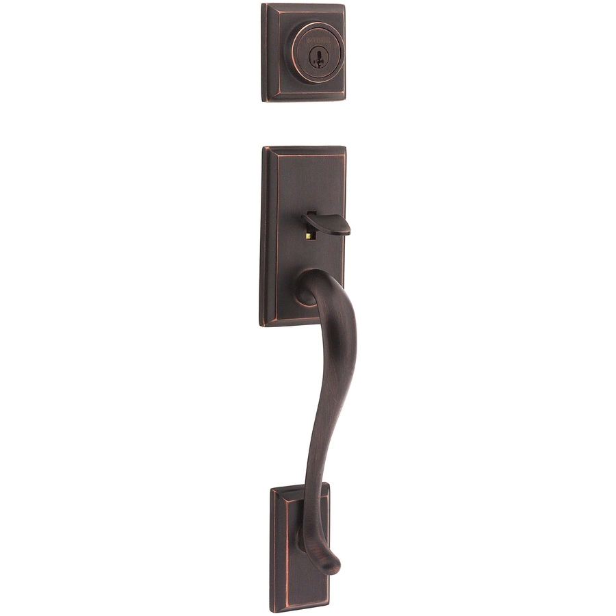 Weiser Hawthorne/Laurel SmartKey Keyed Entry Handleset (Venetian Bronze) 3 Weiser Hawthorne/Laurel SmartKey Keyed Entry Handleset (Venetian Bronze)