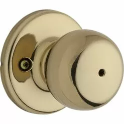 Weiser Fairfax Privacy Knobs - Brass