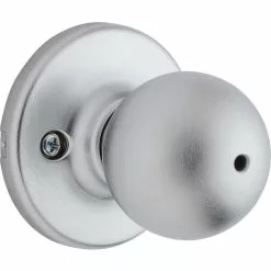 Weiser Yukon Privacy Knobs - Satin Chrome