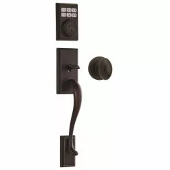 Weiser Hawthorne X Laurel 5-Piece Handleset With Smartcode - Bronze