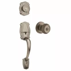 Weiser Heritage X Phoenix Handleset - Antique Nickel