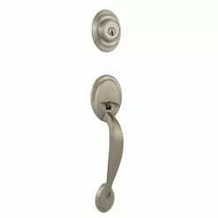 Weiser Kingsway/Yukon SmartKey Keyed Entry Handleset (Satin Nickel)