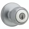 Weiser Fairfax Keyed Entry Door Knob (Satin Chrome) -Weiser Shop 367875 02021918 001