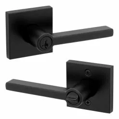 Weiser Halifax Entry Lever Featuring SmartKey In Matte Black 15 Weiser Halifax Entry Lever Featuring SmartKey In Matte Black -Weiser Shop 3790287 43463087 001