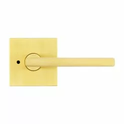 Weiser Halifax Sain Brass No Deadbolt Reversible Privacy Lever Single Pack -Weiser Shop 5251736 50333342