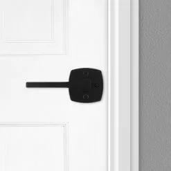 Weiser Prague Matte Black No Deadbolt Reversible Privacy Lever Single Pack -Weiser Shop 5251744 50333252