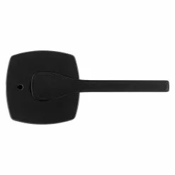 Weiser Prague Matte Black No Deadbolt Reversible Privacy Lever Single Pack -Weiser Shop 5251744 50333264