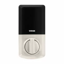 Weiser 9260 SmartCode Traditional Electronic Deadbolt Featuring SmartKey Security In Satin Nickel -Weiser Shop 5251749 50333192