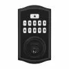 Weiser 9260 SmartCode Traditional Electronic Deadbolt Featuring SmartKey Security In Matte Black -Weiser Shop 5251750 50333913