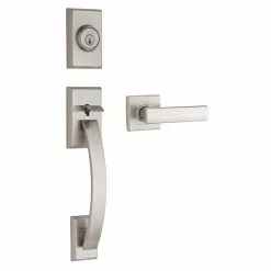 Weiser Tavaris/Vedani SmartKety Keyed Entry Handleset (Satin Nickel)