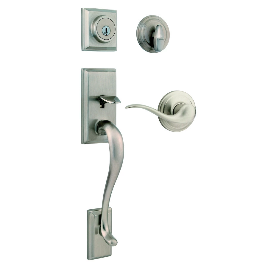 Weiser Hawthorne/Toluca SmartKey Keyed Entry Handleset (Satin Nickel) 3 Weiser Hawthorne/Toluca SmartKey Keyed Entry Handleset (Satin Nickel)