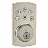 Weiser Powerbolt SmartKey Electronic Deadbolt With Lighted Keypad (Satin Nickel) -Weiser Shop 694811 04847577 001