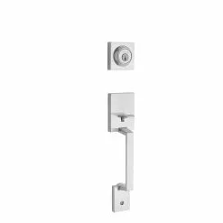 Weiser Amador/Tristan SmartKey Keyed Entry Handleset (Satin Chrome)