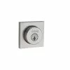 Weiser SmartKey Square Deadbolt (Satin Nickel) -Weiser Shop 724031 05403140 001