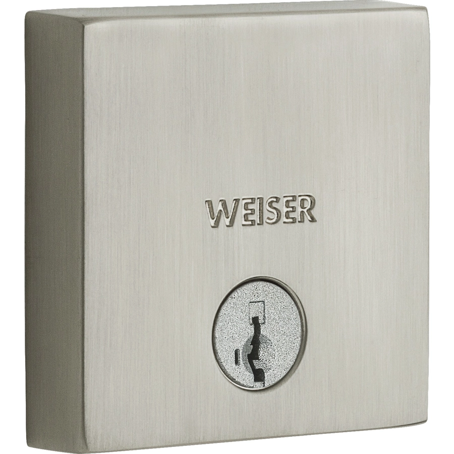 Weiser Downtown SmartKey Deadbolt (Satin Nickel) 3 Weiser Downtown SmartKey Deadbolt (Satin Nickel)