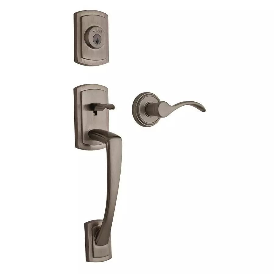 Weiser Grayson/Trapani SmartKey Keyed Entry Handleset (Slate) 3 Weiser Grayson/Trapani SmartKey Keyed Entry Handleset (Slate)