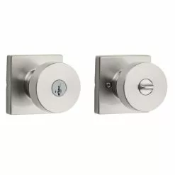Weiser Cambie Keyed Entry Door Knob (Satin Nickel)