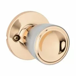 Weiser Beverly Passage Door Knob (Bright Brass)