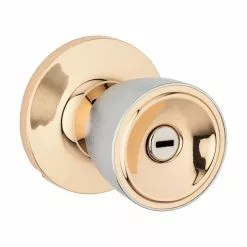 Weiser Beverly Privacy Door Knob (Bright Brass)