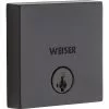 Weiser Downtown SmartKey Square Deadbolt (Matte Black) -Weiser Shop 836553 07925404 001
