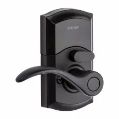 Weiser SmartCode Electronic Trapani Lever Featuring SmartKey Security In Matte Black 12 Weiser SmartCode Electronic Trapani Lever Featuring SmartKey Security In Matte Black -Weiser Shop 887488 AlternateImage2