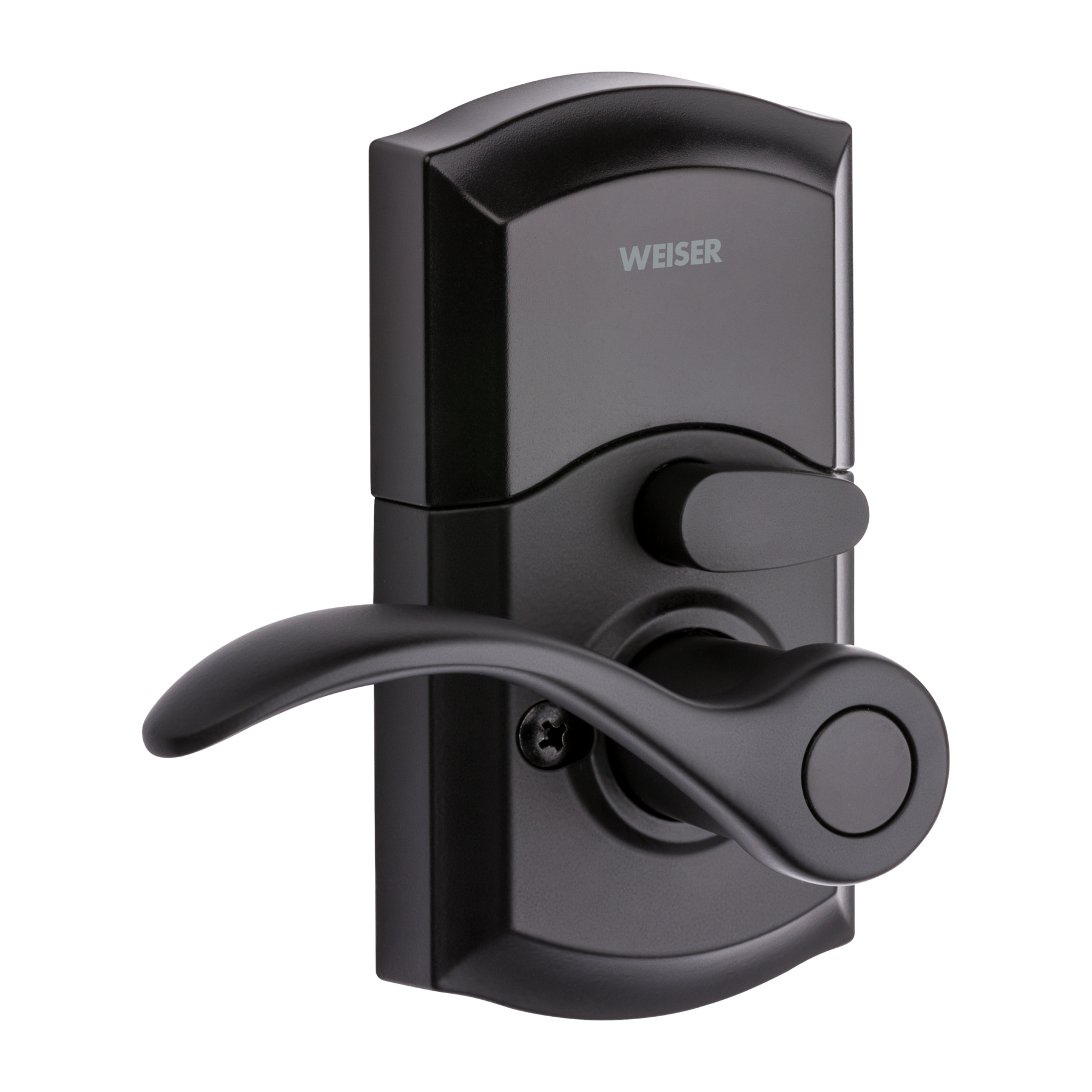 Weiser SmartCode Electronic Trapani Lever Featuring SmartKey Security In Matte Black 7 Weiser SmartCode Electronic Trapani Lever Featuring SmartKey Security In Matte Black - Image 5