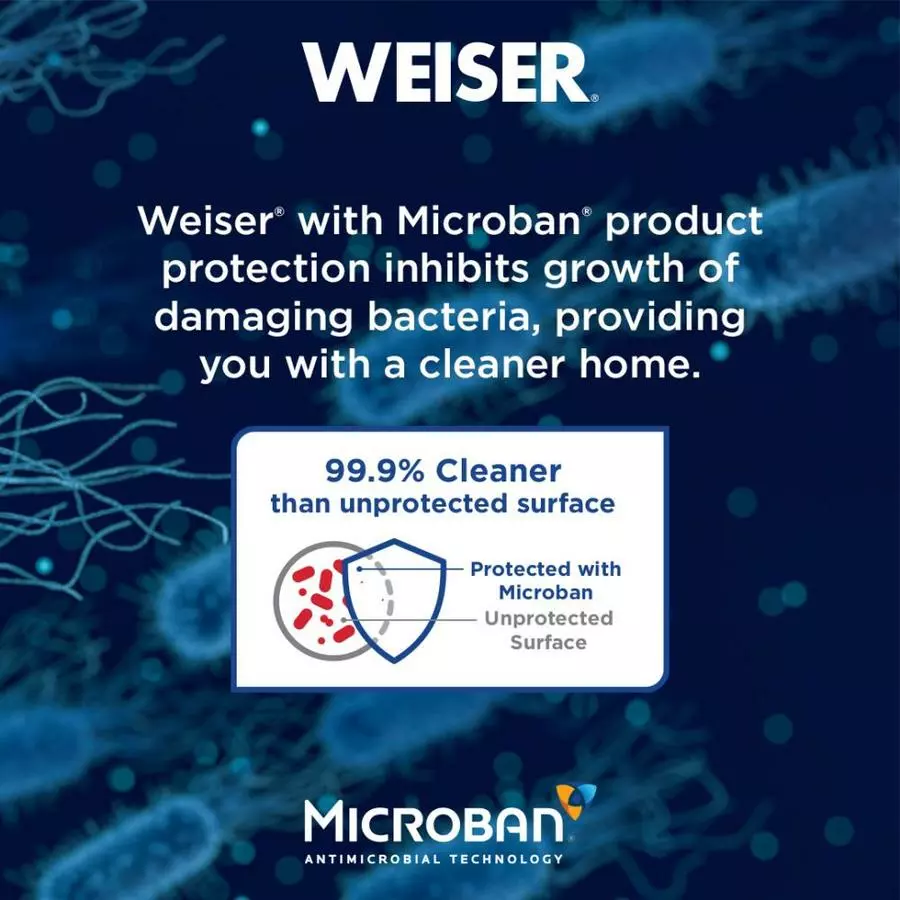 Weiser Vancouver Halifax SmartKey Keyed Entry Handleset (Satin Nickel) 4 Weiser Vancouver Halifax SmartKey Keyed Entry Handleset (Satin Nickel) - Image 2